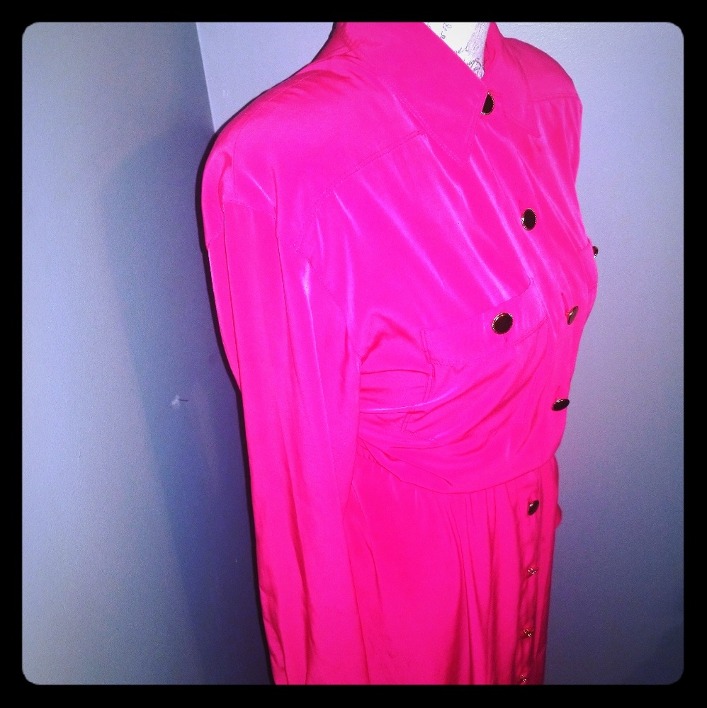 Fuchsia Vintage Dress